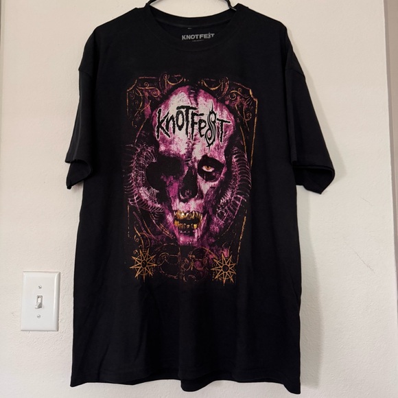 Knotfest 2021 Slipknot Concert Tee Black XL - Picture 1 of 5